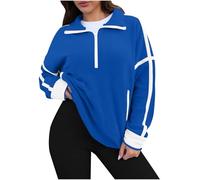 Maglietta a Manica Lunga da Donna Autunno E Inverno Elegante Camicette Blusa con Scollo a V e Bottoni Decorativi Maniche Lunga Top Casual Moda T Shirt da Donna Henley T Shirt