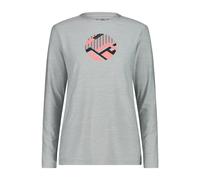 Cmp 33n2226 Long Sleeve T-shirt Grigio XS Donna