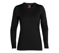 Maglietta a manica lunga da donna Icebreaker 260 Tech Crewe Noir M