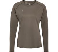 Maglietta a manica lunga da donna Newline Beat Gris M