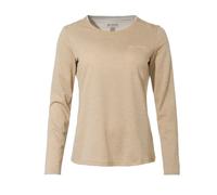 Vaude Essential Long Sleeve T-shirt Beige 38 Donna