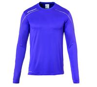uhlsport Stream 22 - Maglia a Maniche Lunghe da Bambino, Bambini, Maglietta, 100347819, Viola/Bianco, 140