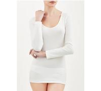 RAGNO Camiciola Donna Manica Lunga sintonia Lana e Cotone Articolo 072459 SINTONIA ECORAGNO ML, 020 Nero, 2-SECONDA (EU XS - F 1 - USA XXS - GB 30)
