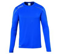 uhlsport Stream 22 Maglia a Maniche Lunghe, Uomo, Navy/Bianco, 3XL