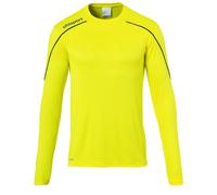 uhlsport Stream 22 Maglia a Maniche Lunghe da Uomo, Uomo, Maglietta, 100347807, Giallo Limone/Nero, M