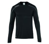 uhlsport Stream 22 Maglia a Maniche Lunghe da Uomo, Uomo, Maglietta, 100347801, Schwarz/Weiß, L