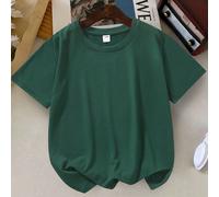 Maglietta a maniche corte con collo rotondo, in colore unico, cool, per ragazzo preadolescente, per l'estate 6Y,7Y,8Y,9Y,10Y,11-12Y,4Y,5Y,13-14YTessuto