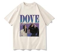 Maglietta A Maniche Corte D-o-v-e C-a-m-e-r-o-n, Maglietta da Uomo con Stampa Cartoon, Maglietta Girocollo alla Moda da Donna, Camicie Casual Larghe-Blue||4X_l