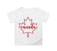 Maglietta a maniche corte da ragazza in cotone con scollo rotondo per attività estive per il tempo libero comfort quotidiano, bianco, 6-7 Anni