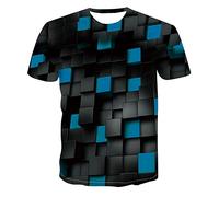 Maglietta a maniche corte da uomo Activewear 3D novità magliette da uomo grafica divertente t-shirt 3D girocollo manica corta estiva casual t-shirt camicetta top per sport indoor outdoor vita