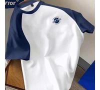 Maglietta a maniche corte da uomo con pannello bicolore e grafica della lettera di New York, regalo per il fidanzato, per uscire L,M,S,XL,XS,XXL,XXS,XXXL,XXXXLAnimale,GraficoTessuto in maglia