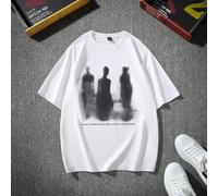 Maglietta a maniche corte da uomo con ritratto e grafica con slogan, regalo per il fidanzato, per uscire L,M,S,XL,XS,XXLRitratto,sloganTessuto