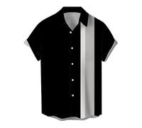 Maglietta a maniche corte da uomo, vestibilità regolare, camicie da uomo in Europa e negli Stati Uniti, alla moda, ampia, casual, a maniche corte, per interni, esterni, passeggiate, sport, vita