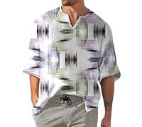 Maglietta a maniche corte da uomo, vestibilità regolare, per l'estate, alla moda, casual, con stampa digitale, maglietta a maniche corte per interni, esterni, passeggiate, sport, vita quotidiana
