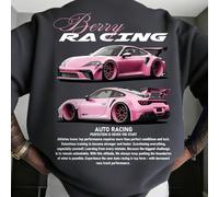 Maglietta a maniche corte da uomo Zrgoth, con elementi di cultura automobilistica, versatile e alla moda L,M,S,XL,XS,XXLGrafico,LetterePoliestere