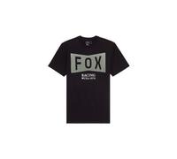 FOX Typeface Premium Maglietta, nero-bianco-verde, taglia M per maschi