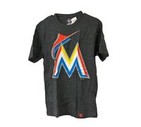 Maglietta A Maniche Corte Grigia Dei Miami Marlins Per Uomo, Grande