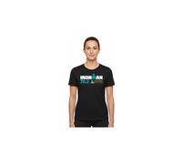 Maglietta a maniche corte ironman 70 3 les sables d olonne nero donna