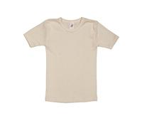 Maglietta a maniche corte, motivo angelo, lana e Seta, taglia 92 - 176 naturale 176 cm