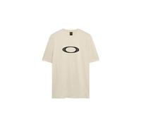 Maglietta a maniche corte oakley bark beige da uomo