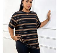 Maglietta a maniche corte oversize da donna per l'estate e l'inizio dell'autunno, adatta per il ritorno a scuola, per uso in campus, all'aperto, per sport indoor, per uso casual quotidiano. In maglia 