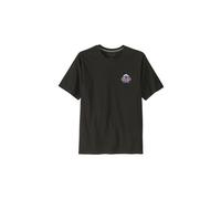 Maglietta a maniche corte patagonia great waves responsibili tee nera da uomo