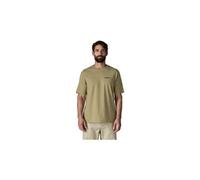 Patagonia - P-6 Logo Responsibili-Tee - T-shirt S beige/olivia