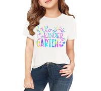 Maglietta a maniche corte per e ragazze in primavera, e stampa 2D personalizzata "". Girocollo, confortevole, casual, manica corta Personalizzato Body 1, bianco, 4-5 Jahre
