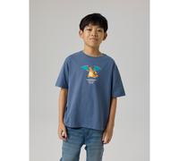 Maglietta a maniche corte, Pokemon Blu 7/8 anni - 120/126 cm Tinta unita