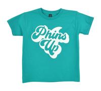 Maglietta A Maniche Corte Teal Per Bambini Miami Dolphins Football Phins Up