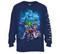 Maglietta A Maniche Lunghe Avengers Space Team Vs THANOS Marvel Adulto