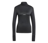 Maglietta a maniche lunghe con colletto a dolcevita donna adidas Techfit Cold.rdy Noir XL