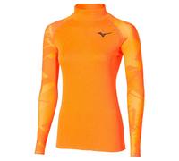 Maglietta a maniche lunghe con collo alto donna Mizuno VIRT G5 Orange M