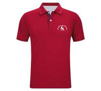 Maglietta a maniche lunghe da uomo, per bambini, ragazzi, ragazze, a maniche corte, estive, casual, da gentleman, Colore: rosso, 130 cm