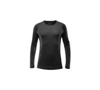 Maglietta a maniche lunghe devold breeze merino 150 nero uomo