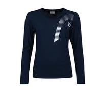 Maglietta da tennis da donna (a maniche lunghe) Head Club 21 Linda LS W - Blu XS