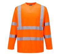 Portwest S178 T-Shirt Manica Lunga ad Alta Visibilità, Arancione, S