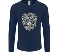 Maglietta A Maniche Lunghe Mandala Di Leone Uomo