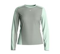 Maglietta sportiva da donna Ortovox 120 Cool Tec Fast Upward Ls W Taglia: L / Colore: verde/grigio