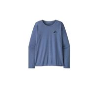 Maglietta da donna Patagonia W's L/S Cap Cool Daily Graphic Shirt - Lands Taglia: M / Colore: blu scuro