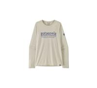 Maglietta a maniche lunghe patagonia capilene cool daily hut tripper beige da donna