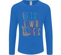 Maglietta A Maniche Lunghe Per Chitarrista Uomo Consapevolezza Dell'Autismo