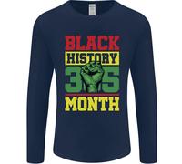 Maglietta A Maniche Lunghe Uomo Black History Month Lives Matter