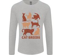 Maglietta A Maniche Lunghe Uomo Cat Breeds