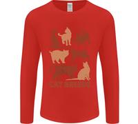 Maglietta A Maniche Lunghe Uomo Cat Breeds