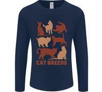 Maglietta A Maniche Lunghe Uomo Cat Breeds