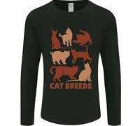 Maglietta A Maniche Lunghe Uomo Cat Breeds