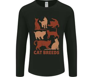 Maglietta A Maniche Lunghe Uomo Cat Breeds