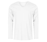 Maglietta A Maniche Lunghe Uomo Con Scollatura A V In Cotone XS - 3XL Promodoro