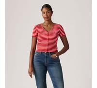Levi's Serafino Stripe W - T-shirt - Donna - Rosso XS